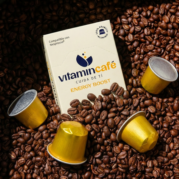 Energy Boost: Cápsulas de café + Complejo B